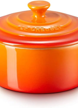 Le Creuset Stoneware Mini Round Cocotte, 8 oz., Flame