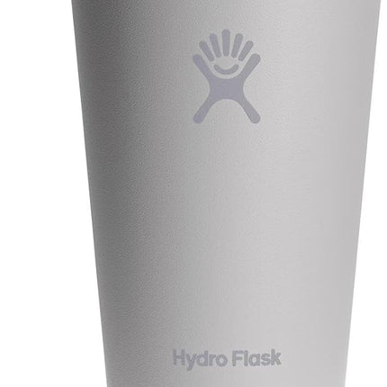 Hydro Flask All Around Tumbler Press-In Lid, Insulated Travel Mug, Stainless Steel Coffee Cup 16 Oz Tonal Birch Gray