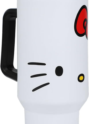 Bioworld Hello Kitty 40 Oz. Stainless Steel Tumbler With Leak-Proof Lid