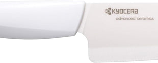 Kyocera 3Piece Advanced ceramic Revolution Series Knife Set, White, Blade Sizes: 5.5", 4.5", 3"