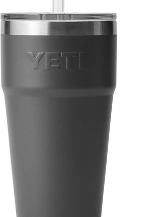 YETI Rambler 26 oz Straw Cup, Vacuum Insulated, Stainless Steel with Straw Lid