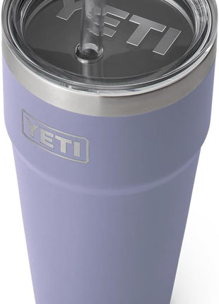 YETI Rambler 26 oz Straw Cup, Vacuum Insulated, Stainless Steel with Straw Lid