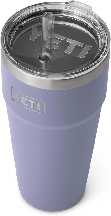 YETI Rambler 26 oz Straw Cup, Vacuum Insulated, Stainless Steel with Straw Lid