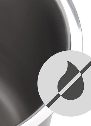 WMF Pot Set 4-Piece Provence Plus Pouring Rim Glass Lid Cromargan® Stainless Steel Polished Suitable for Induction Hobs Dishwasher-Safe, Silver, 52.7 x 28.8 x 21.8 cm