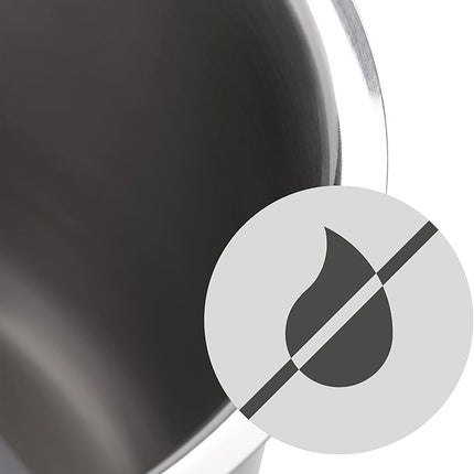 WMF Pot Set 4-Piece Provence Plus Pouring Rim Glass Lid Cromargan® Stainless Steel Polished Suitable for Induction Hobs Dishwasher-Safe, Silver, 52.7 x 28.8 x 21.8 cm