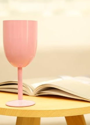 AMZUShome Stainless Steel Wine Glasses(2 Pack).Double Walled Vacuum Insulated Wine Tumbler Cups With Lid and Straw.Friendship,Christmas,Birthday Gifts for Women Men Friends Dad Mom(10oz Light Pink)