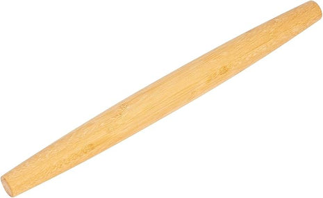 Classic French Rolling Pins Bamboo Wooden Rolling Pin for Baking Pizza Dough Pie Cookie, 18-Inch
