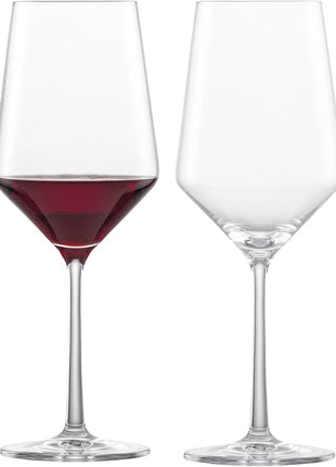 ZWIESEL GLAS Pure Cabernet Red Wine Glass (Set of 2), Graceful Wine Glasses for Red Wine, Dishwasher-Safe Tritan Crystal Glasses, Made in Germany (19 Ounce)