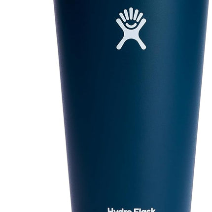 Hydro Flask All Around Tumbler Press-in Lid, Insulated Travel Mug, Stainless Steel Coffee Cup 28 Oz Indigo Blue