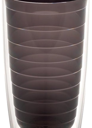 Tervis Clear & Colorful Tabletop Made in USA Double Walled Insulated Tumbler Travel Cup Keeps Drinks Cold & Hot, 16oz, Quartz