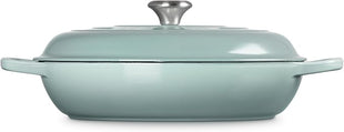 Le Creuset Enameled Cast Iron Signature Braiser, 5 qt., Sea Salt