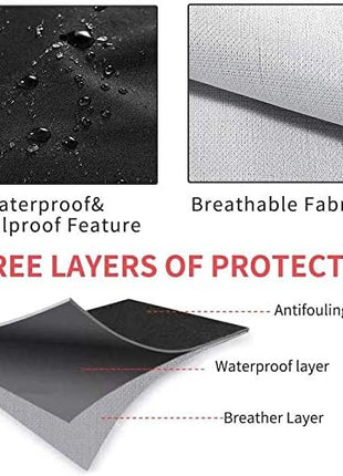 ZOORON Funny Black Chef Aprons for Men Adjustable BBQ Grill Kitchen Cooking Aprons with Pockets, Grill Accessories