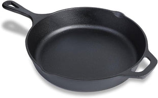 Fresh Australian Kitchen 12" Cast Iron Skillets Nonstick - Pre Seasoned Frying Pan Cookware Pan for Cooking