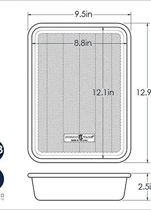 Nordic Ware Prism Baking 9 x 13 Pan, Natural