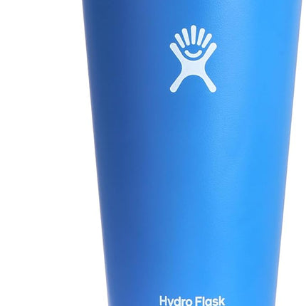 Hydro Flask All Around Tumbler Press-in Lid, Insulated Travel Mug, Stainless Steel Coffee Cup 28 Oz Cascade Blue