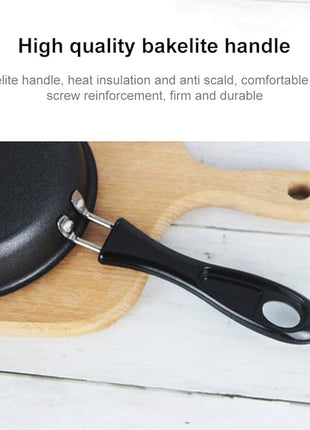 One Egg Frying Pan, Mini Induction Frying Eggs Pan, 4.7" Single Egg Durable Small Pan with Handle Heat Resistant Non Stick Pot, Portable Pan for Stove Gas Induction Hob