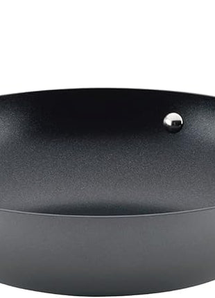 Anolon Advanced Home Hard-Anodized Nonstick Open Stock Cookware- Woks (12-Inch Open Wok, Moonstone)