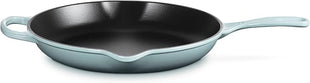 Le Creuset Enameled Cast Iron Signature Iron Handle Skillet, 11.75" (2-3/8 qt.), Sea Salt