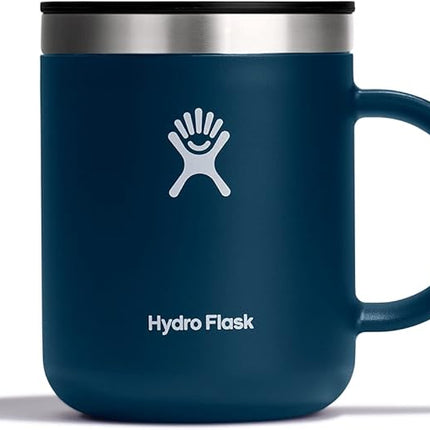 Hydro Flask Coffee Mug – Insulated Stainless Steel, Non Spill, Leak Proof Travel Mug 12 Oz Indigo Blue