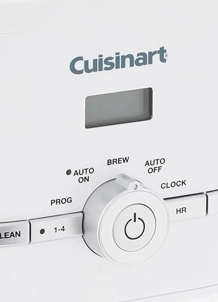 Cuisinart 12-Cup Classic Programmable Coffeemaker, White, 12-Cup, Programmable, DCC-1120NAS