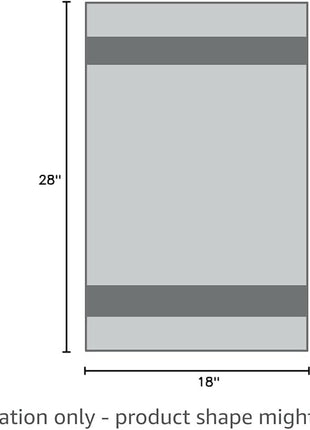 KAF Home Premium Kitchen Towels (18" x 28"), Large 100% Cotton, Flat & Terry Absorbent Dish Towel Set (Black, 18 x 28-6 Pack)