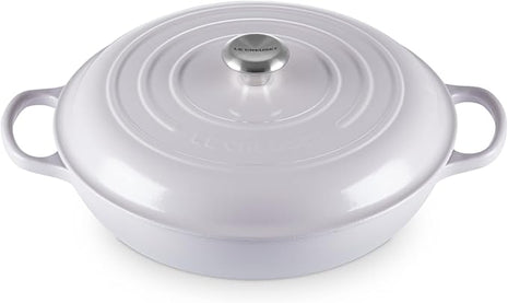 Le Creuset Enameled Cast Iron Signature Braiser, 5 qt., Shallot