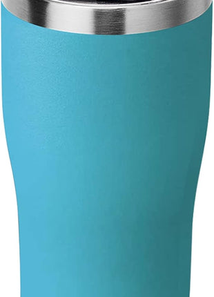 HASLE OUTFITTERS 20 oz Tumbler Bulk, Stainless Steel Tumblers with Lid, Vacuum Insulated Tumbler, Double Wall Powder Coated Cup, coffee mugs, Sky Blue, 1 Pack