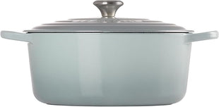 Le Creuset Enameled Cast Iron Signature Round Dutch Oven, 9 qt., Sea Salt