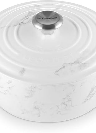 Le Creuset Enameled Cast Iron Signature Round Dutch Oven, 4.5 qt., Marble