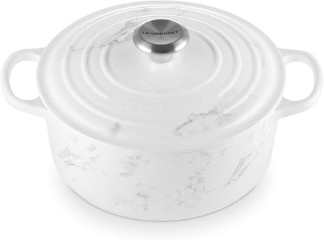 Le Creuset Enameled Cast Iron Signature Round Dutch Oven, 4.5 qt., Marble