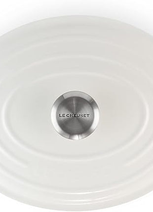 Le Creuset Enameled Cast Iron Signature Oval Dutch Oven, 5 qt. , White