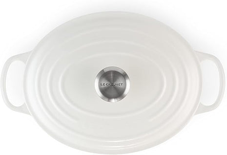 Le Creuset Enameled Cast Iron Signature Oval Dutch Oven, 5 qt. , White