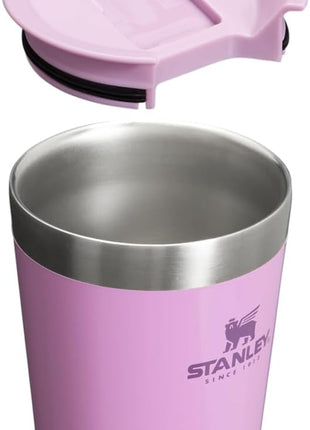 STANLEY Stay-Chill Beer Pint 16 oz | Wide Mouth Lid | Built-In Bottle Opener | Beer Tumbler Cup | Insulated Stainless Steel Pint Glass | BPA-Free | Lilac Gloss