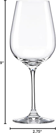 Lenox Tuscany Classics 4pc Pinot Grigio Glass Set, 2.55 LB, Clear