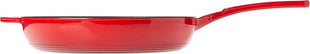 Lodge Enameled Cast Iron Skillet, 11-inch, Red