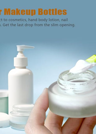 Silicone Spatula Set (6Pcs) - Mini Scraper Tool for Beauty & Food - Reach Every Last Drop, Multi-Size Spatulas for Makeup Jars, Lotion Bottles & Kitchen Containers