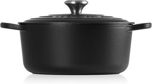 Le Creuset Enameled Cast Iron Signature Round Dutch Oven, 5.5 qt., Licorice