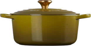 Le Creuset Enameled Cast Iron Signature Round Dutch Oven, 5.5 qt., Olive