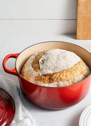 Le Creuset Enameled Cast Iron Signature Round Dutch Oven, 2 qt., Cerise