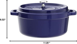 STAUB 40510-283-0 Cocotte Round 24cm Dark Blue