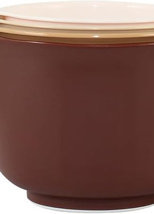 Glad Mixing Bowls with Pour Spout, Set of 4 - Nesting Plastic Bowls (1.2qt, 1.9qt, 2.8qt, and 3qt with Handle) - Non Slip Base, Dishwasher Safe Kitchen Cooking and Baking Supplies, Beige