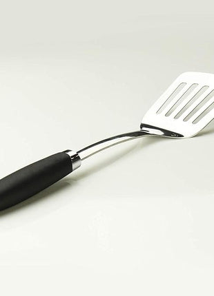 Stainless Steel Spatulas Set, 2 Pack Heavy Duty Solid & Slotted Turner, Metal Spatulas for Kitchen Use, High Heat Resistant Cooking Utensils for Fish Eggs Pancakes