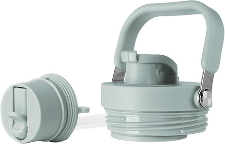 Simple Modern Tumbler Lid with Straw & Chug | Reusable Replacement ONLY Fits Stainless Steel Trek Pivot Water Bottle Jug | 30oz-128oz Compatible | Trek Pivot Collection | Sea Glass Sage