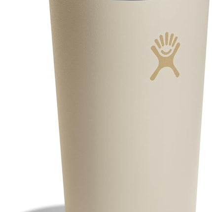Hydro Flask All Around Tumbler Press-in Lid, Insulated Travel Mug, Stainless Steel Coffee Cup 20 Oz Coconut Cream