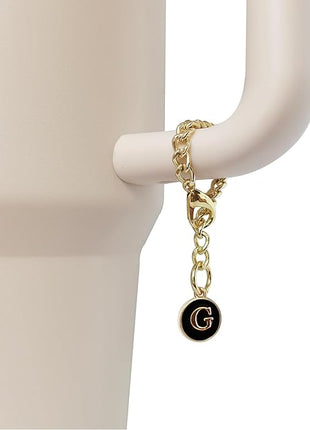 Letter Charm Accessories for Stanley Cup 2PCS Initial Name ID Personalized Handle Charm for Stanley Tumbler