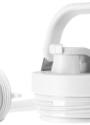 Simple Modern Tumbler Lid with Straw & Chug | Reusable Replacement ONLY Fits Simple Modern Stainless Steel Trek Pivot Water Bottle Jug | 30oz-128oz Compatible | Trek Pivot Collection | Winter White