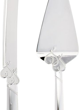 Lenox 812615 True Love Cake Knife & Server, Metallic