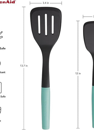 KitchenAid Universal Turner Set, 2-Piece, Aqua Sky