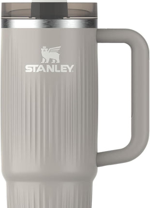 STANLEY Quencher H2.0 Tumbler with Handle and Straw 30 oz | Flowstate 3-Position Lid | Cup Holder Compatible for Travel | Insulated Stainless Steel Cup | BPA-Free | Fluted Ash Gloss