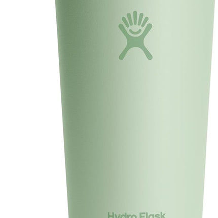 Hydro Flask All Around Tumbler Press-in Lid, Insulated Travel Mug, Stainless Steel Coffee Cup 20 Oz Aloe Green